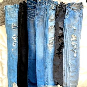 American Eagle Super Skinny High Rise Bundle!